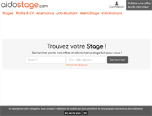 Tablet Screenshot of aidostage.com